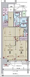 ファーストフィオーレ梅田イースト 1LDKの間取図画像