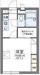 レオパレスミルキーウェイ 1Kの間取図画像
