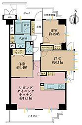 間取図画像 3LDK