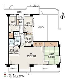 物件画像 120m2以上の最上階ネオグランデ広瀬川