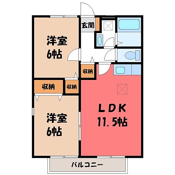 apartment 栃木県下都賀郡野木町大字潤島
物件地図