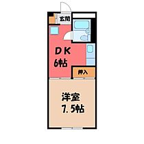 マンションタカノ  ｜ 埼玉県熊谷市平戸（賃貸マンション1DK・1階・32.40㎡） その2
