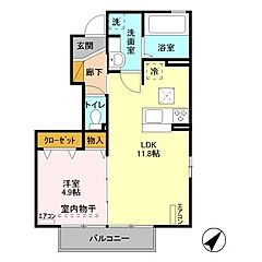 物件の間取り
