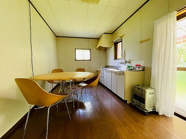 Beautiful mountainous landscape with colorful sky