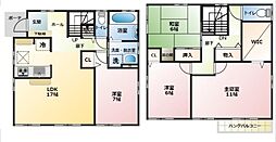 売中古戸建　藤枝市光洋台 4SLDKの間取り