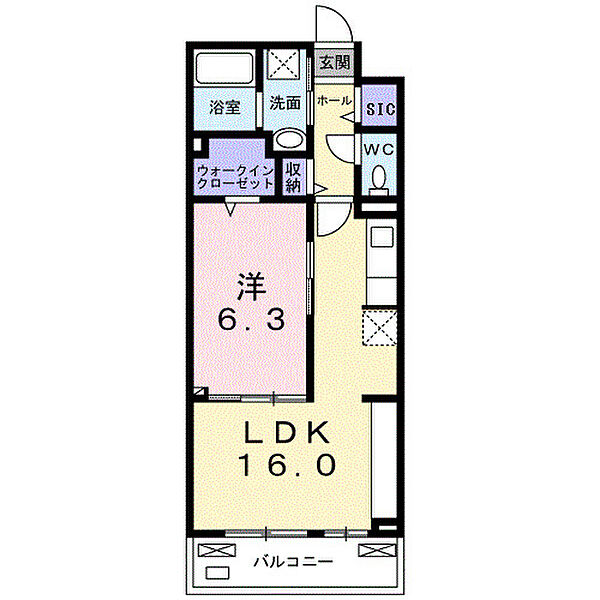 深野5丁目アパートＥＡＳＴ 206｜大阪府大東市深野5丁目(賃貸アパート1LDK・2階・42.59㎡)の写真 その2