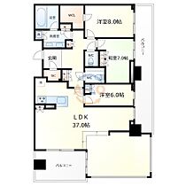 グランドメゾン新梅田タワー THE CLUB RESIDENCE  ｜ 大阪府大阪市北区大淀南2丁目（賃貸マンション3LDK・35階・130.11㎡） その2