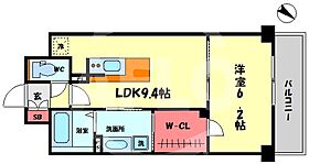 EL-Sia Umekita  ｜ 大阪府大阪市北区大淀中5丁目（賃貸マンション1LDK・8階・40.78㎡） その2