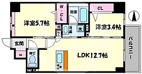 リアンカーサ長柄  ｜ 大阪府大阪市北区長柄東3丁目（賃貸マンション2LDK・3階・53.01㎡） その2