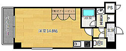 アンフィニ千里山 1Kの間取図画像