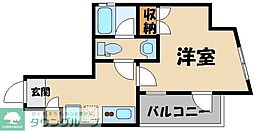 レジオス板橋本町アヴィニティー 1Kの間取図画像