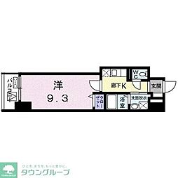 ウエストサイド中山道 1Kの間取図画像