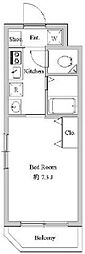 パストラル成増 1Kの間取図画像