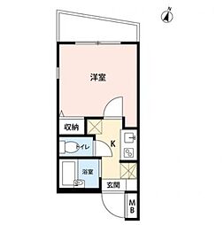 ピアコートTM板橋本町 1Kの間取図画像
