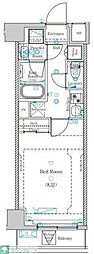 dips大山幸町 1Kの間取図画像