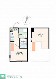 Tokyo Lumina 1Kの間取図画像
