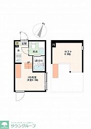 Tokyo Lumina 1Kの間取図画像