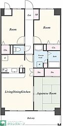 ヴィルヌーブ 3LDKの間取図画像