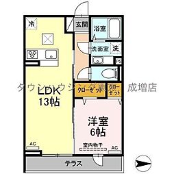 セジュール春日町3 1LDKの間取図画像