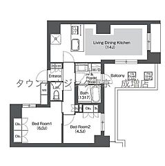 物件の間取り