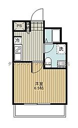 セントラル和光 1Kの間取図画像