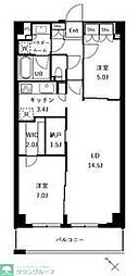 ザ・ケンジントン・レジデンスときわ台 2LDKの間取図画像