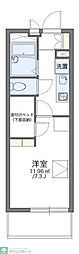 レオパレスシャルメ 1Kの間取図画像