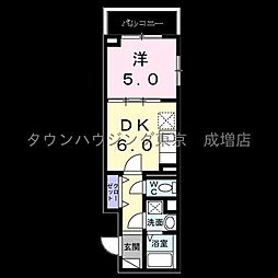 都営三田線 蓮根駅 徒歩9分の賃貸マンション 1階1DKの間取り