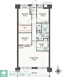 コンフォリア高島平2号館 3LDKの間取図画像
