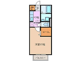 アリビオ里中 103 ｜ 三重県三重郡川越町大字亀崎新田（賃貸アパート1K・1階・30.03㎡） その2