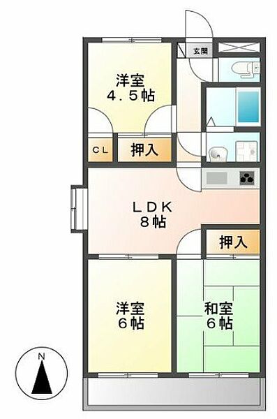 ラトゥール西阿倉川 603｜三重県四日市市大字西阿倉川(賃貸マンション3DK・6階・57.57㎡)の写真 その2