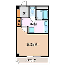 ＪＩＮハイツ生桑 306 ｜ 三重県四日市市生桑町（賃貸マンション1K・3階・25.92㎡） その2