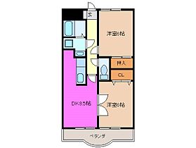 フォレストヒルズヤサカ 302 ｜ 三重県四日市市まきの木台２丁目（賃貸マンション2DK・3階・48.60㎡） その2