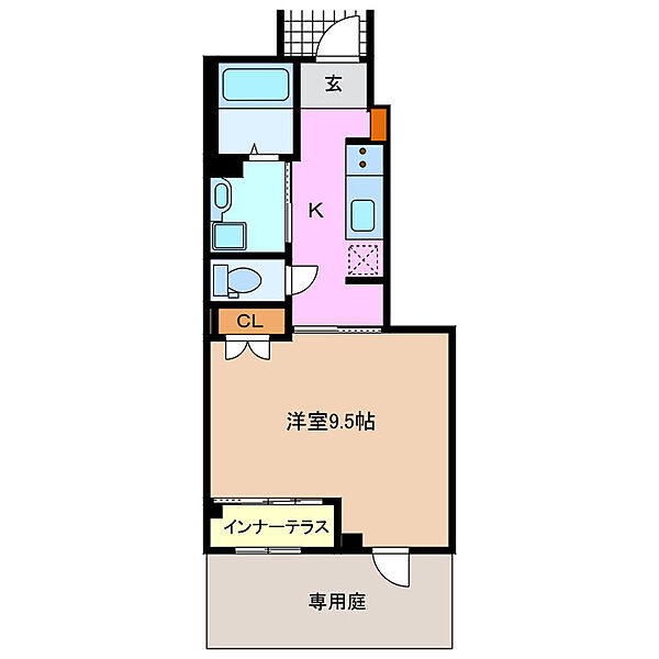 ボヌール 105｜三重県四日市市大矢知町(賃貸アパート1K・1階・33.56㎡)の写真 その2