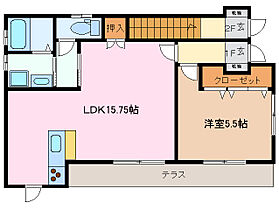 グランドハイツ A ｜ 三重県四日市市大字東阿倉川（賃貸アパート1LDK・1階・55.48㎡） その2