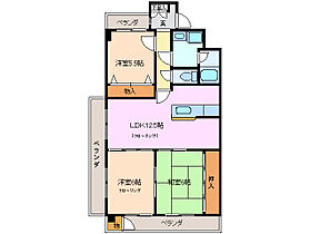 ＪＩＮハイツ富田浜 7B ｜ 三重県四日市市富田浜町（賃貸マンション3LDK・7階・67.96㎡） その2