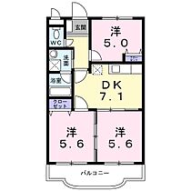 ヴィラ　ハヤカワ 305 ｜ 三重県三重郡川越町大字豊田（賃貸マンション2LDK・3階・50.41㎡） その2