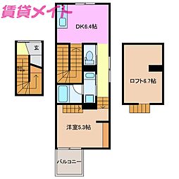 ブルーム ライラック 2階