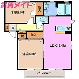 ミラソル ドゥーエA 2階/-