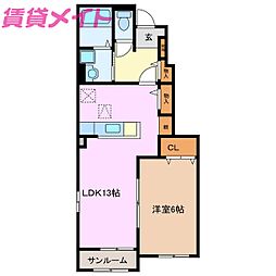 ローズハウス OZ II 1階