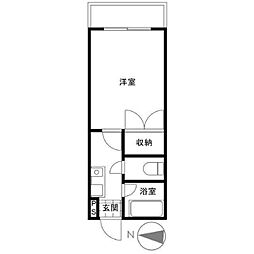 間取図画像 1K