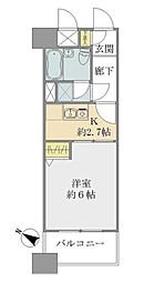 間取図画像 1K