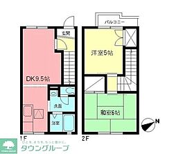 間取図画像 2DK