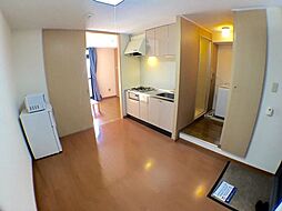 レオパレスＡＫＩＹＡＭＡ 201 2階1DKのリビング/ダイニング