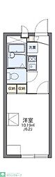 レオパレスカルチェ 1階1Kの間取り