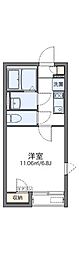 レオネクストエスペランサ真田 1Kの間取図画像