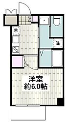 アールエス湘南平塚 1Kの間取図画像