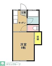 SIRIUS 1Kの間取図画像