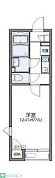 レオネクストアンフィーニ洋2 1Kの間取図画像
