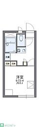 レオパレスファイン 1Kの間取図画像